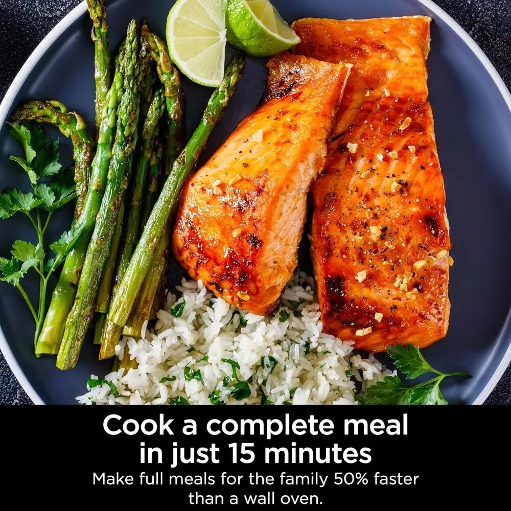 Ninja - All-in-One Multicooker, Oven, and Air Fryer: Quick, Complete Meals in 15 Minutes or Less