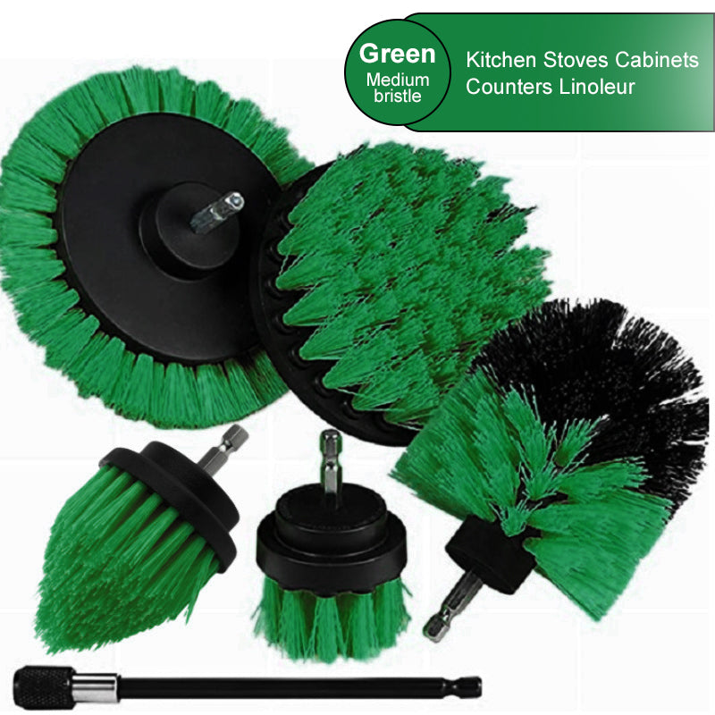 Electric Drill Brush 6-piece Tool Set Cleaning