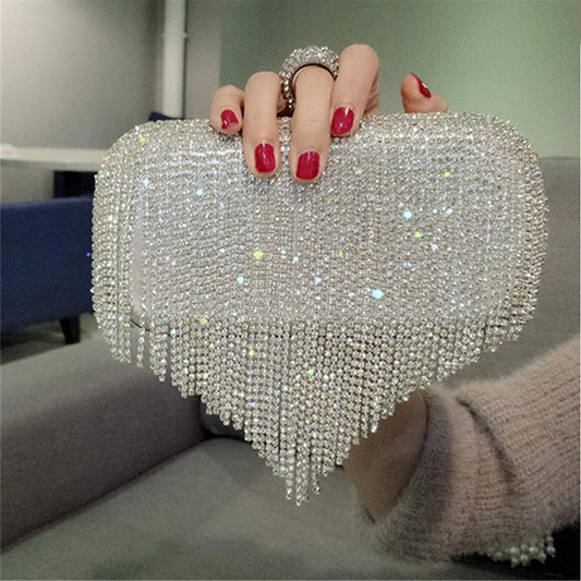 Rhinestone Wedding Purse Women Evening