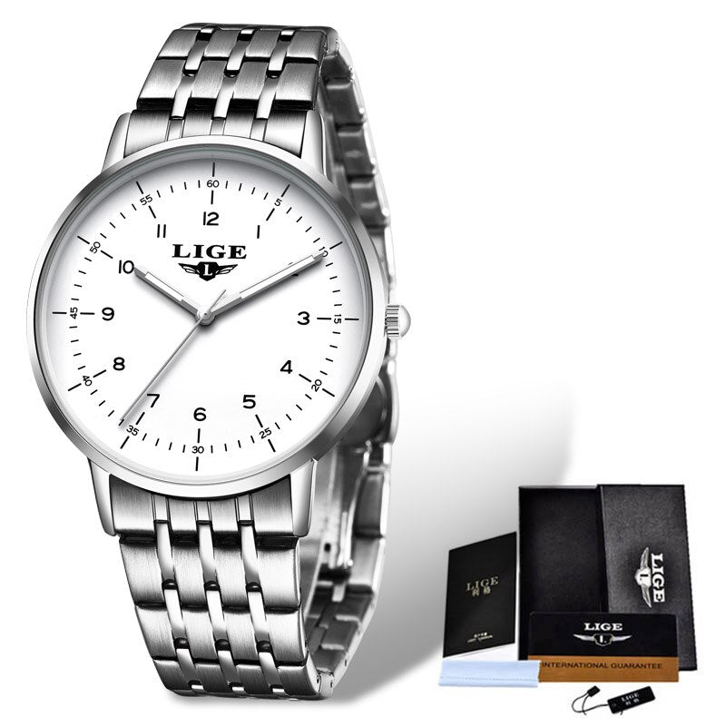 LIGE Luxury Fashion Women Watches Waterproof