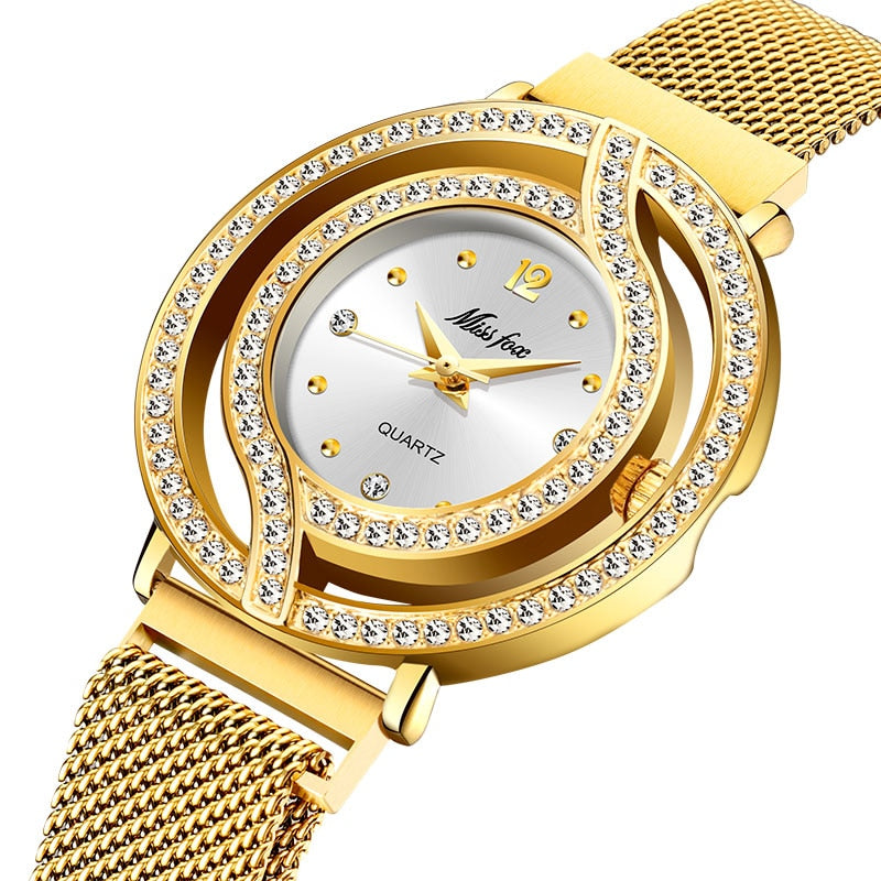 MISSFOX Magnetic Watch Women Luxury Brand