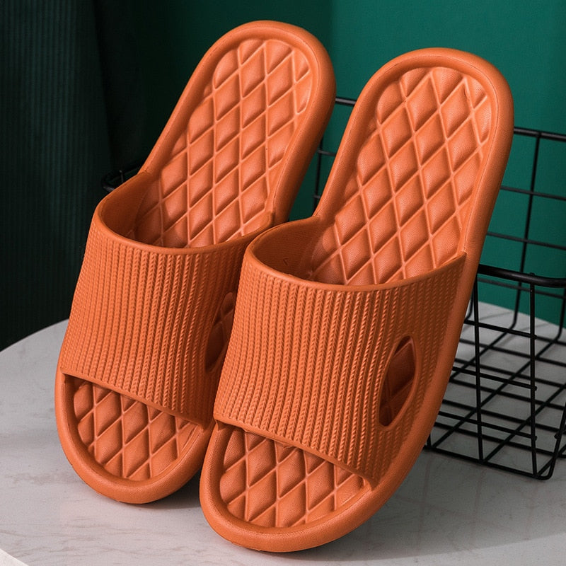 Indoor Slippers Man Home Flip Flops Couple