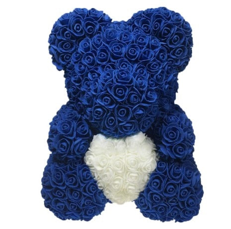 Rose Bear Heart Artificial Flower Rose Teddy Bear For Women Valentine&#39 Gift