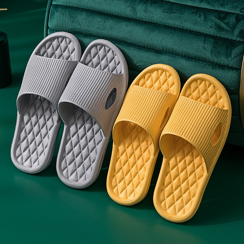 Indoor Slippers Man Home Flip Flops Couple