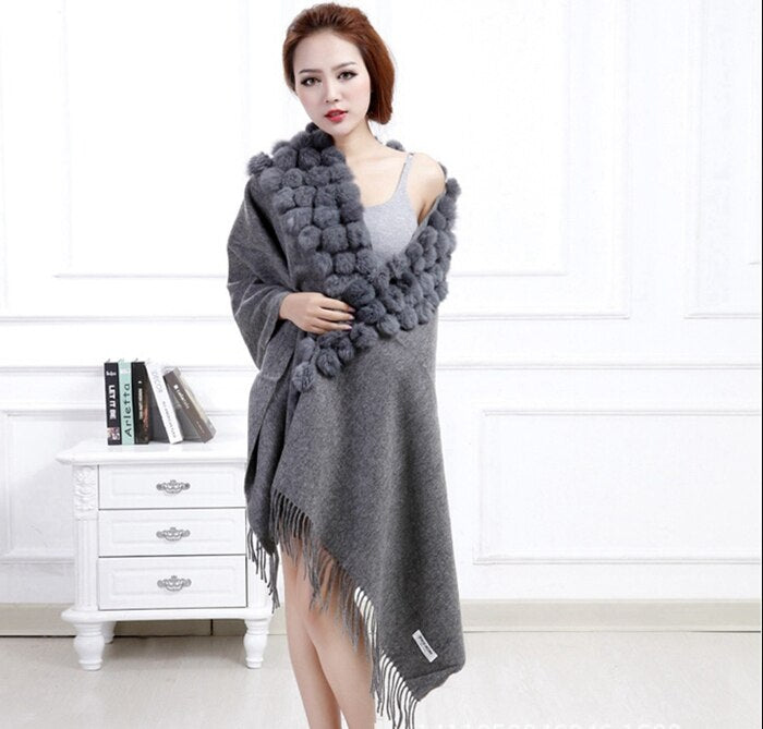 Women New Cashmere Pashmina Warm Shawl Soft Scarf