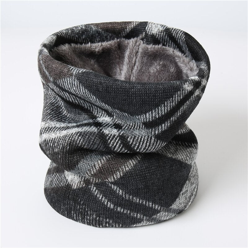 Face Snood Unisex Collar Winter Warm Ring Scarf