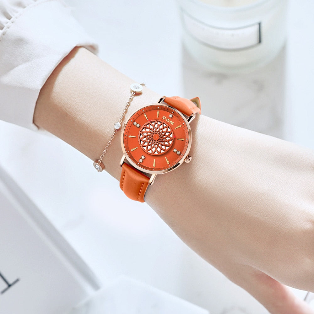 New Women Watches DOM Luxury Brand Ladies