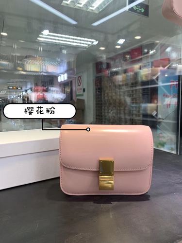 Classic Crossbody Bag Genuine Leather Box Tofu