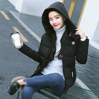 Causal Ladies Padded Jacket Short Autumn Winter