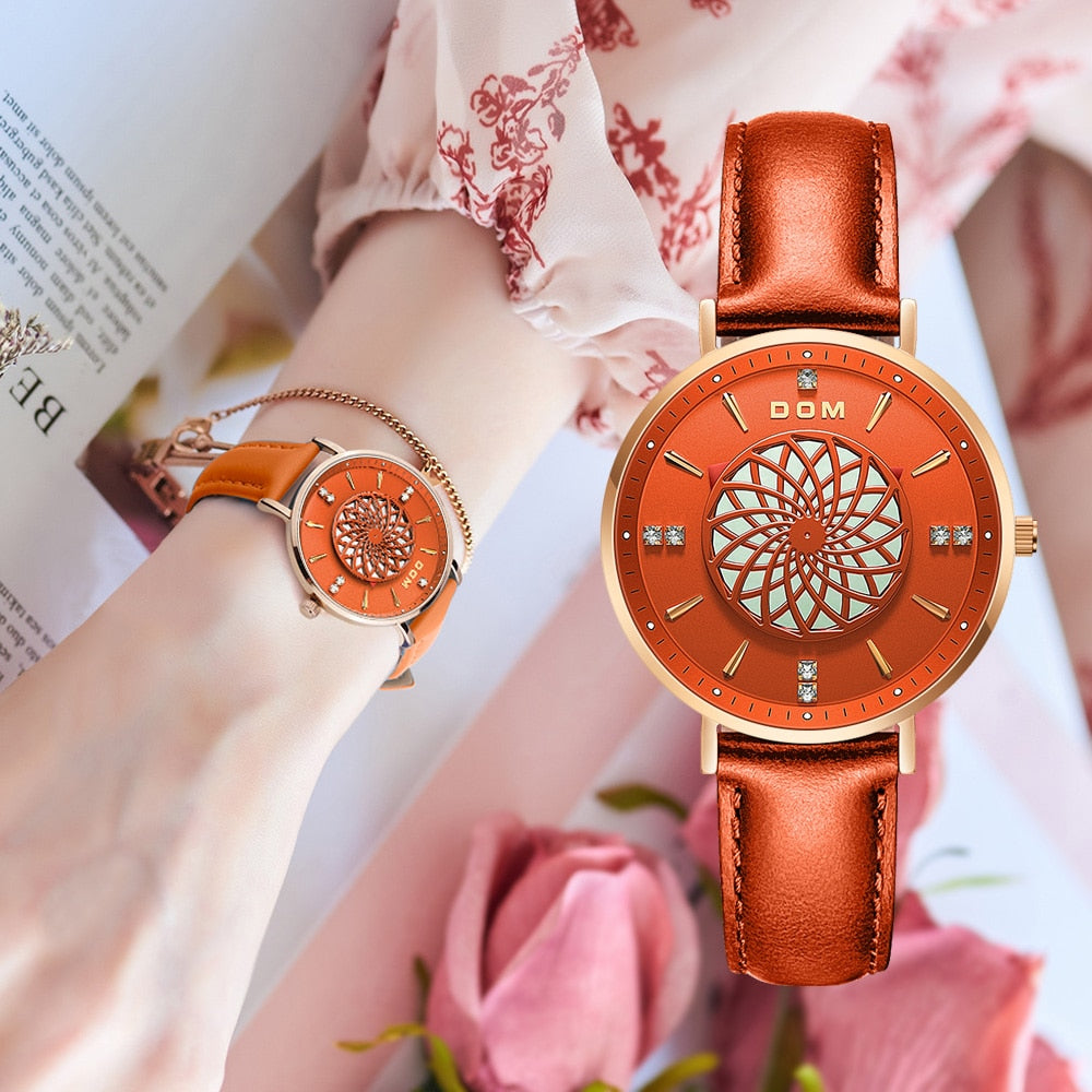 New Women Watches DOM Luxury Brand Ladies