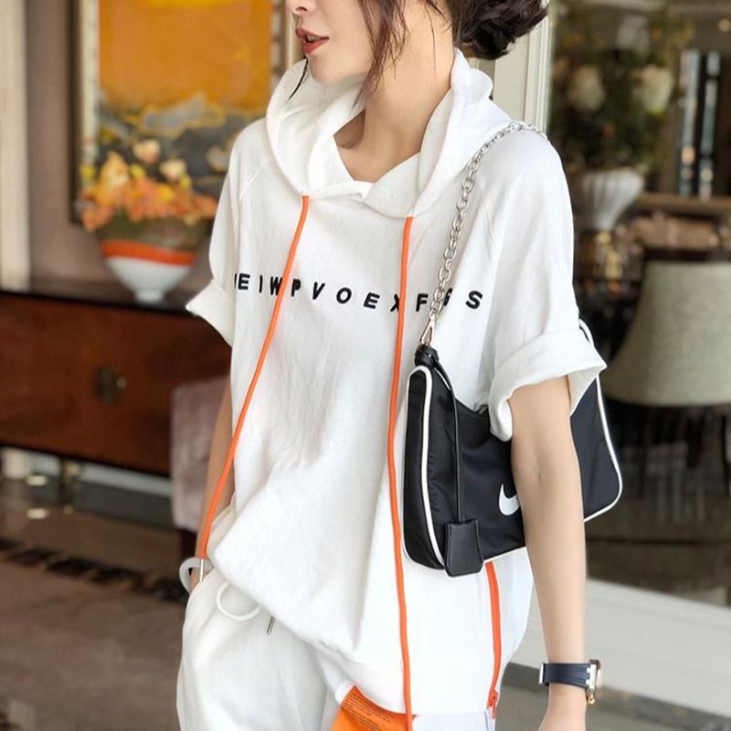 Summer Fashion Women Short Sleeve Loose T-shirt