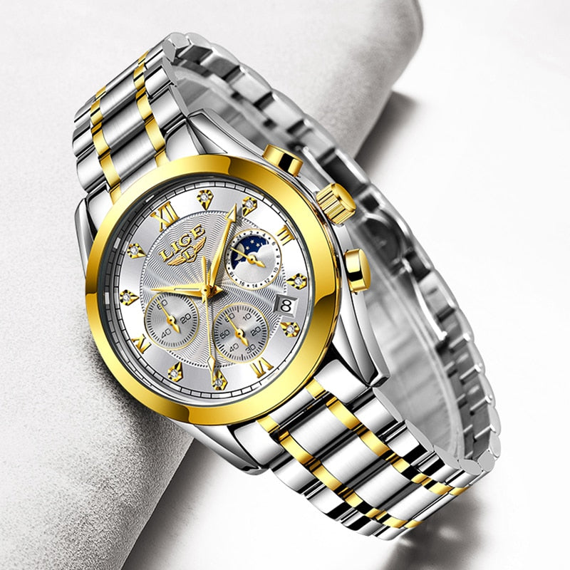 New Gold Watch Women Watches Ladies