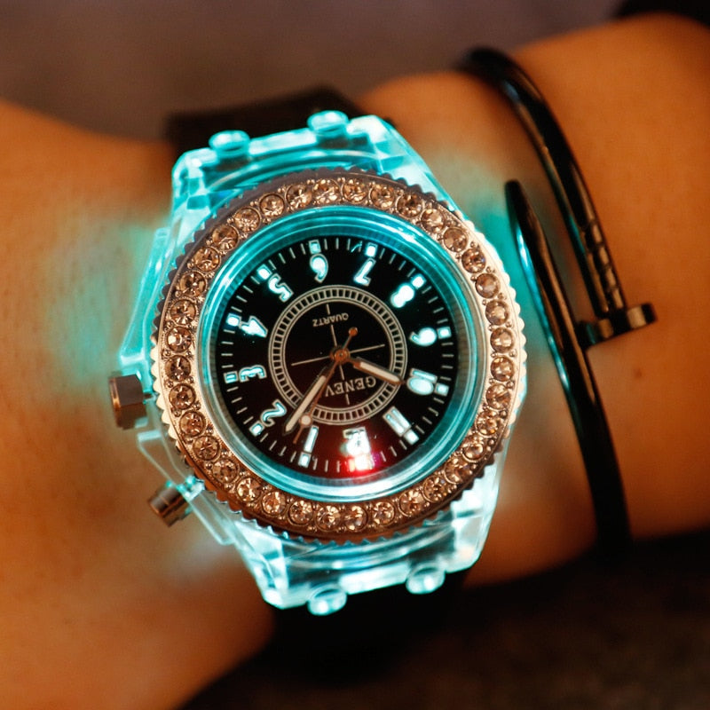 New hot sale Flash Luminous Watch Led light