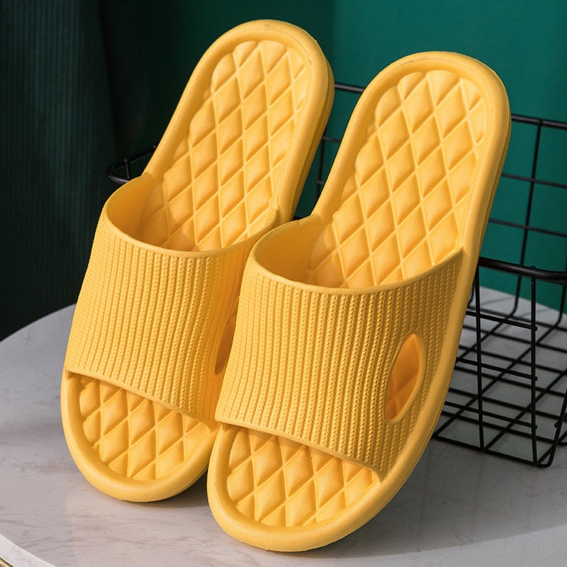 Indoor Slippers Man Home Flip Flops Couple