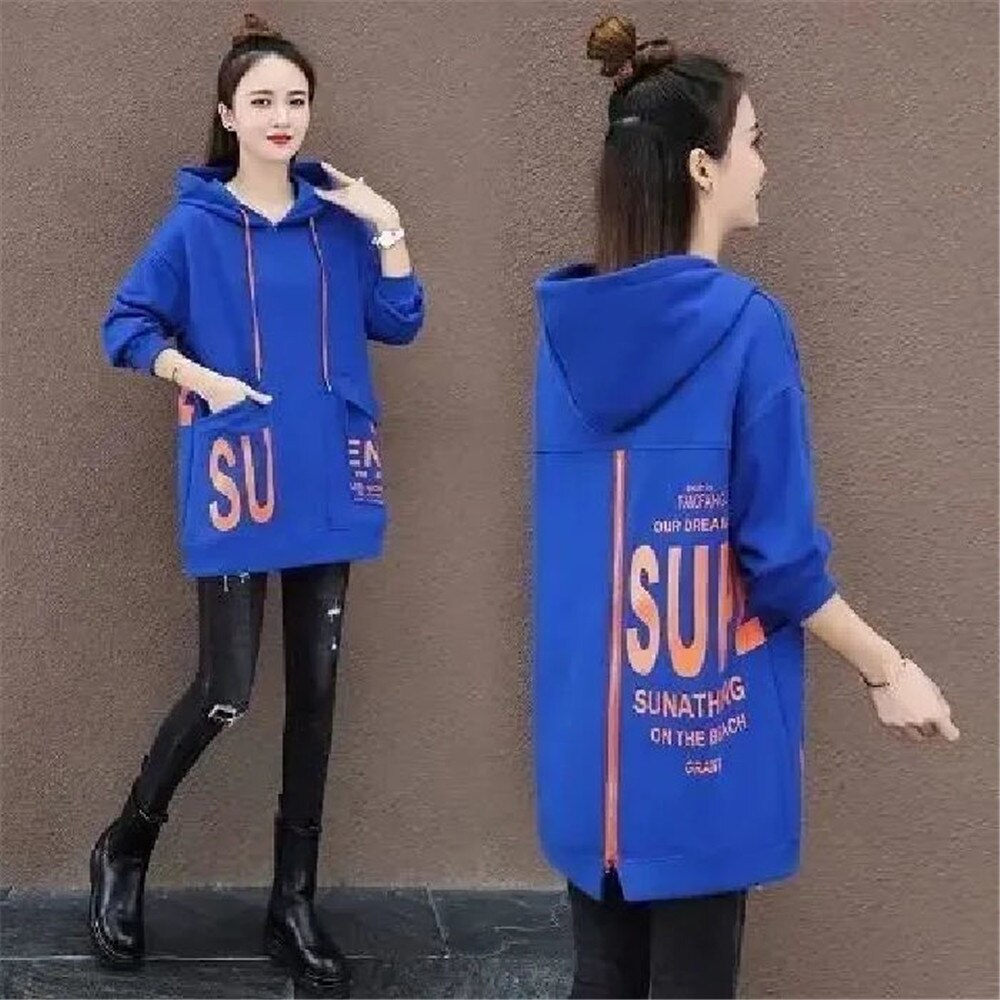 Harajuku Korean Loose Tops Female Casual Hoodie