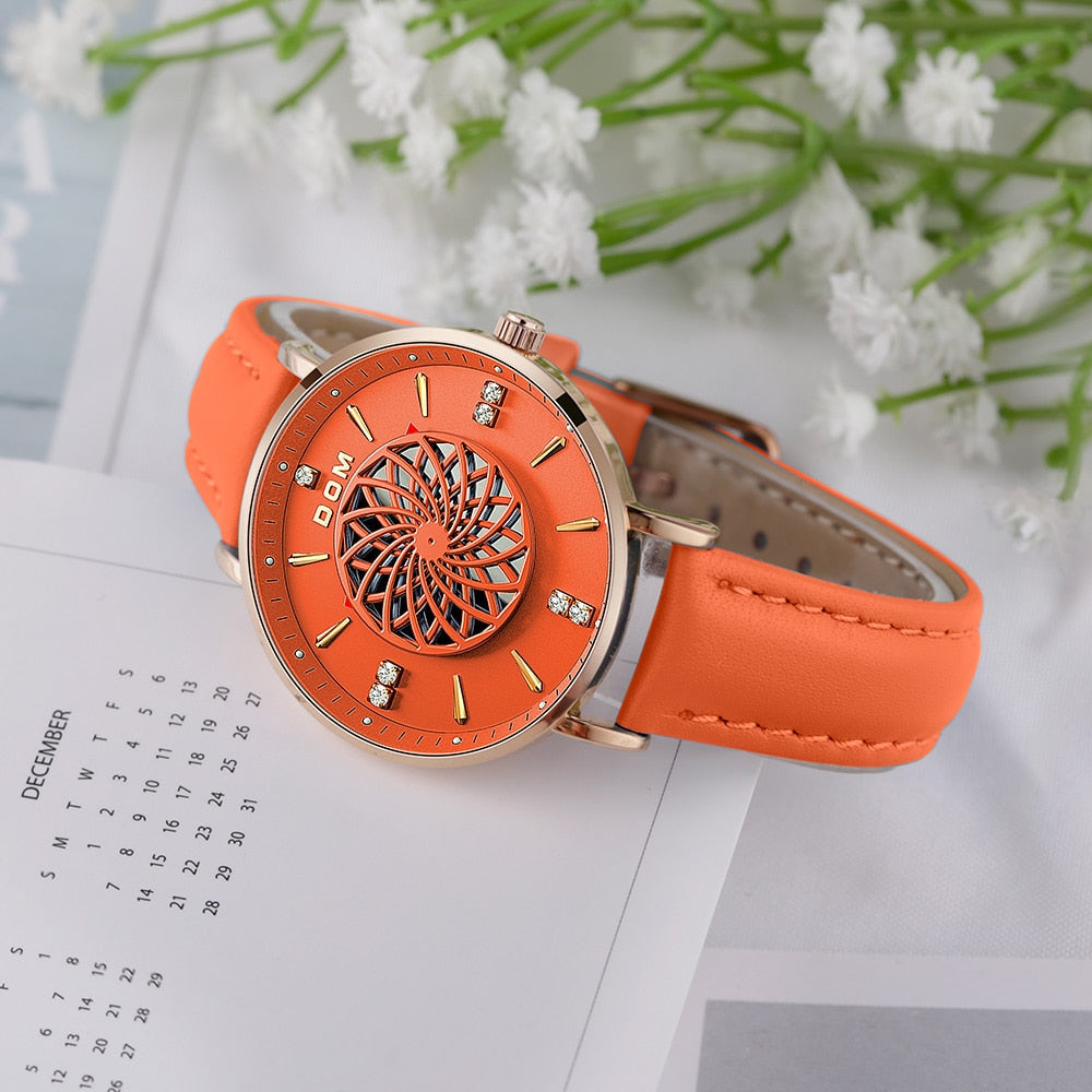 New Women Watches DOM Luxury Brand Ladies