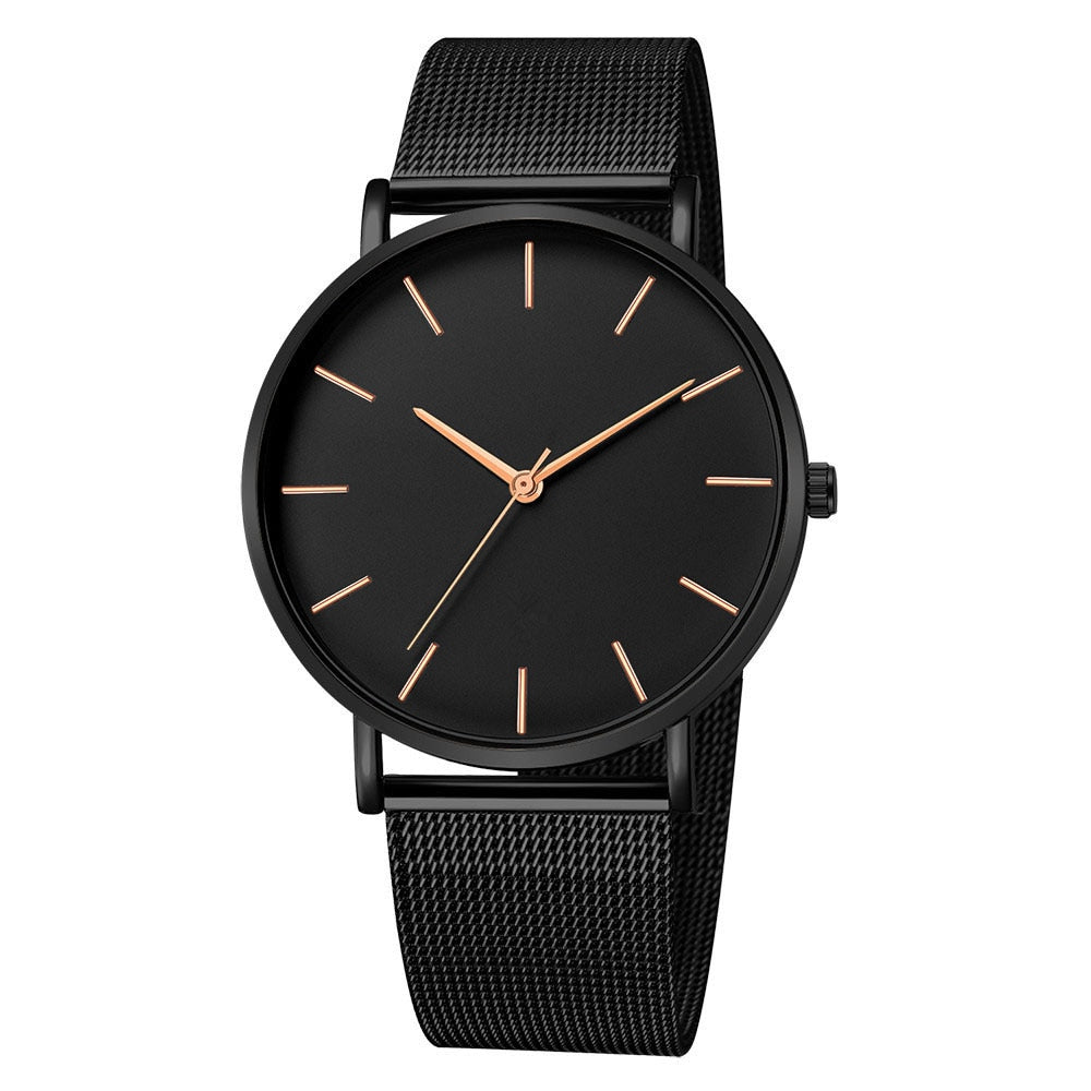 Women Watch Rose Gold Montre Femme Mesh