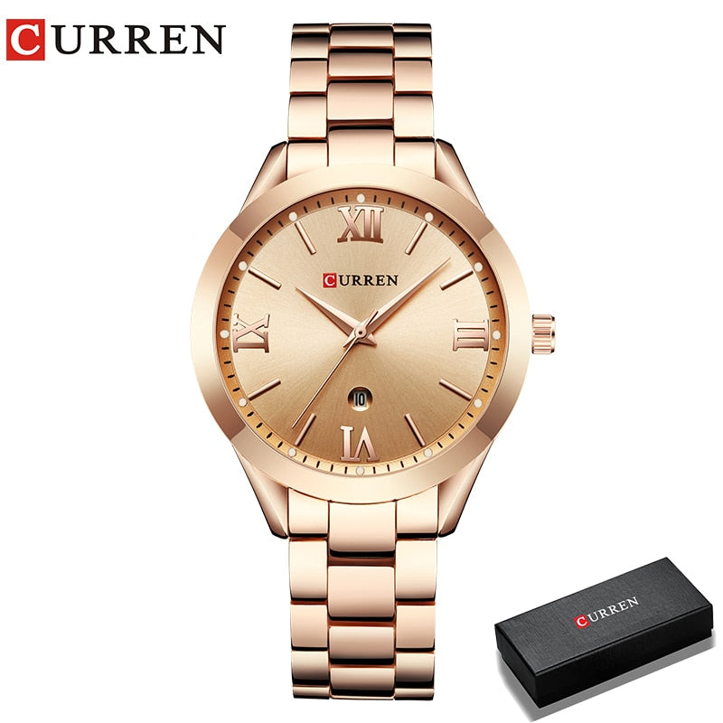 CURREN Gold Watch Women Watches Ladies