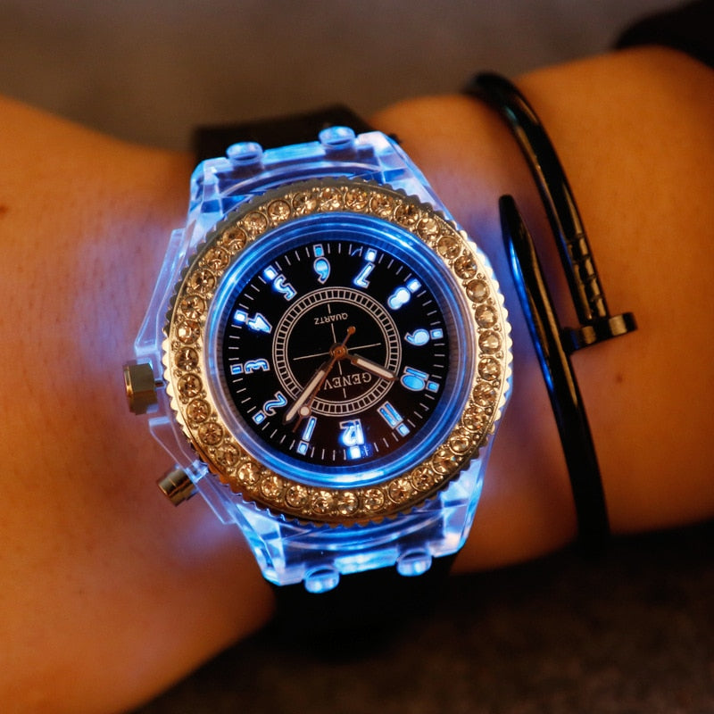 New hot sale Flash Luminous Watch Led light