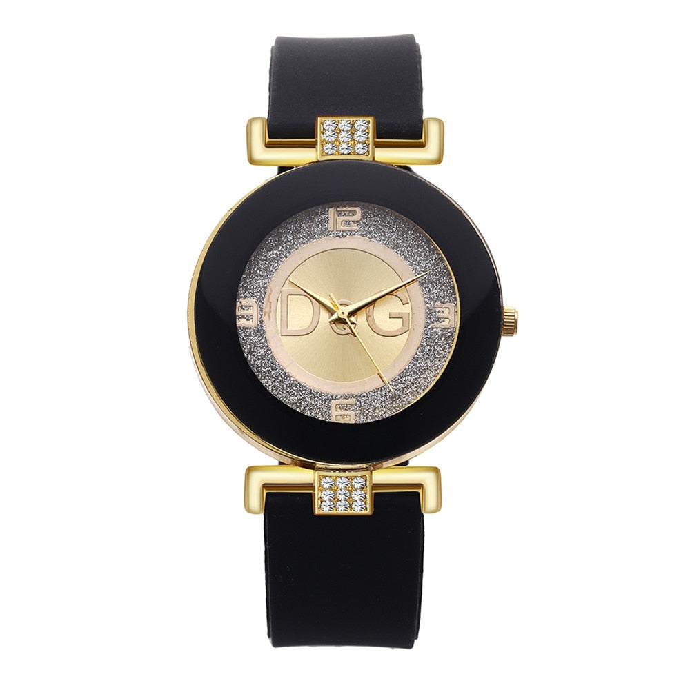 Simple Black White Quartz Watches Women