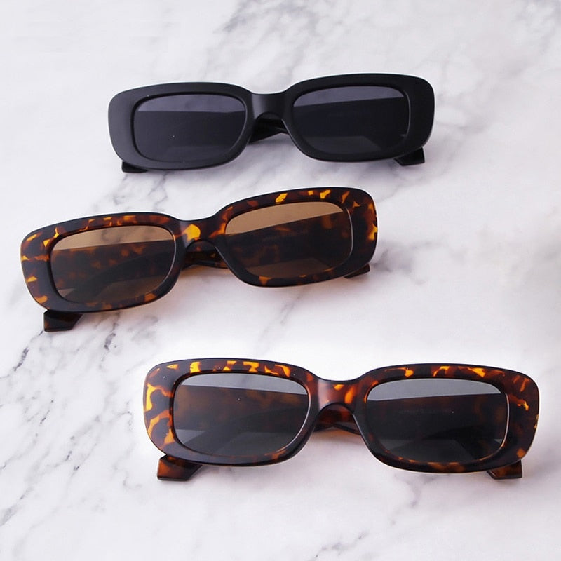 Square Sunglasses Women Men Vintage Retro