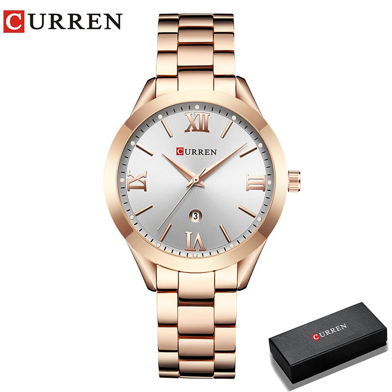 CURREN Gold Watch Women Watches Ladies