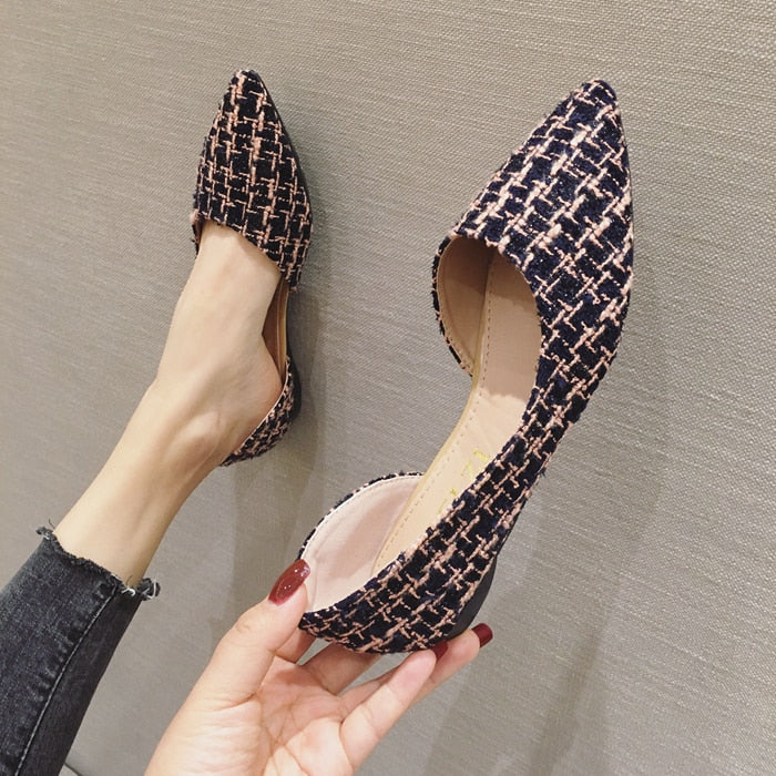 Women Flat Heel Shoes Summer Office Lady