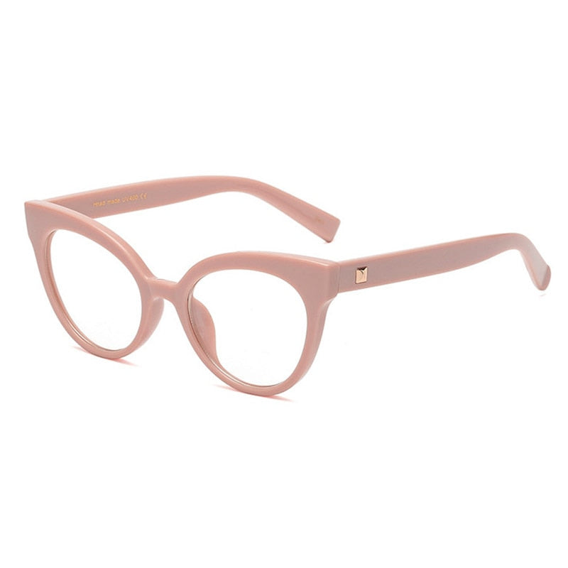 Woman Optical Eyeglasses Metal Legs Acetate