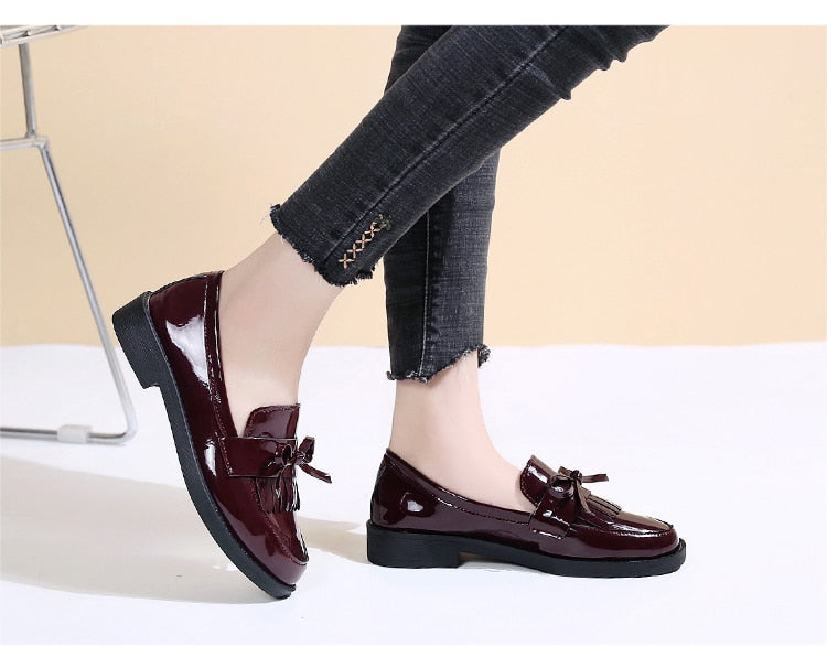 Spring Flats Women Shoes Bowtie Loafers