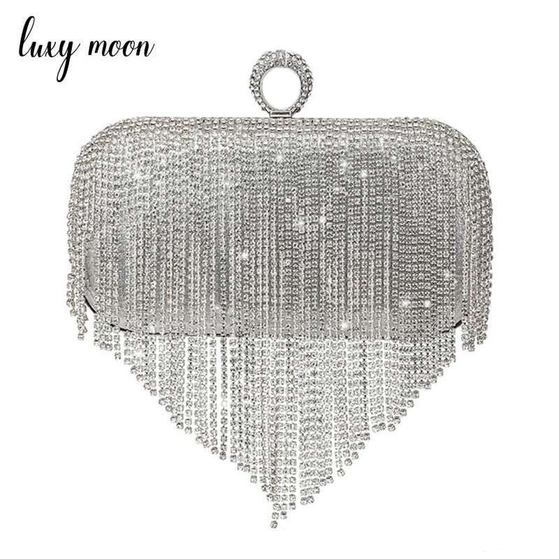 Rhinestone Wedding Purse Women Evening