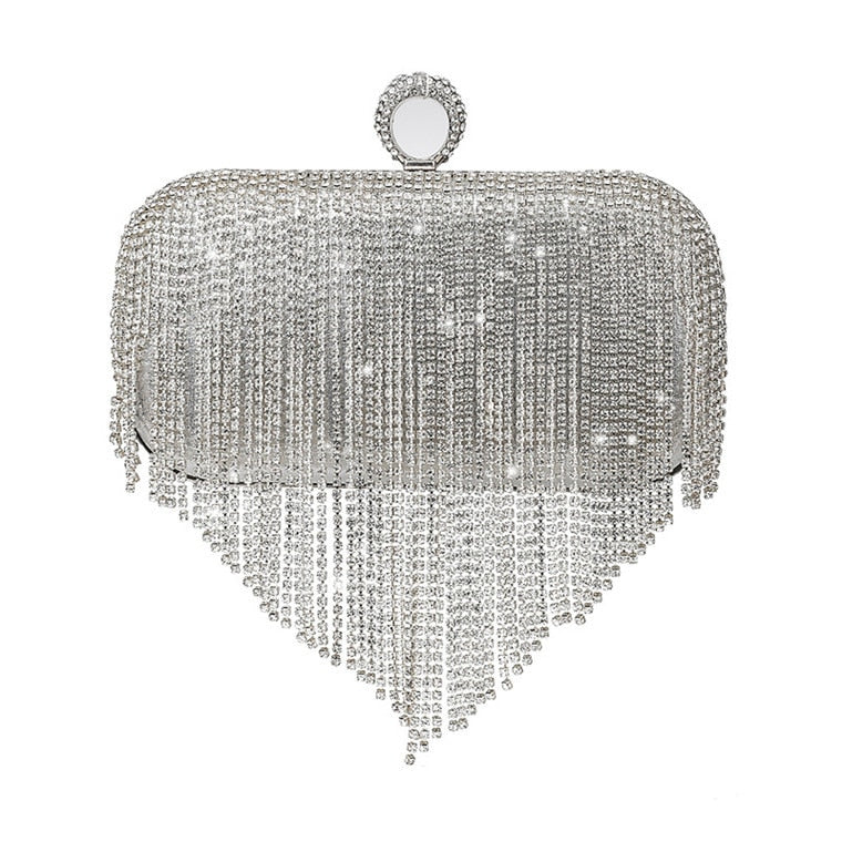 Rhinestone Wedding Purse Women Evening