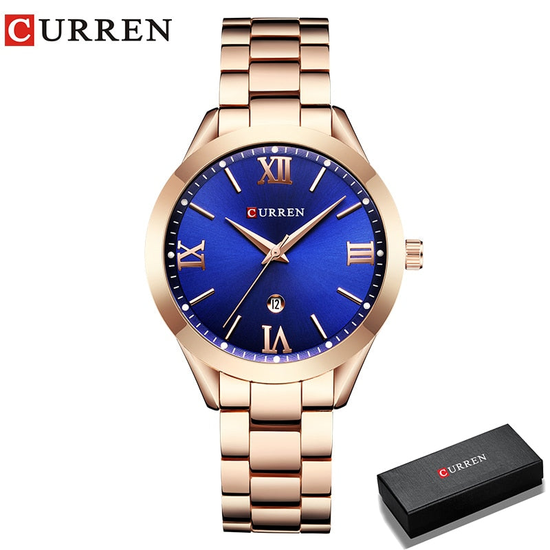 CURREN Gold Watch Women Watches Ladies