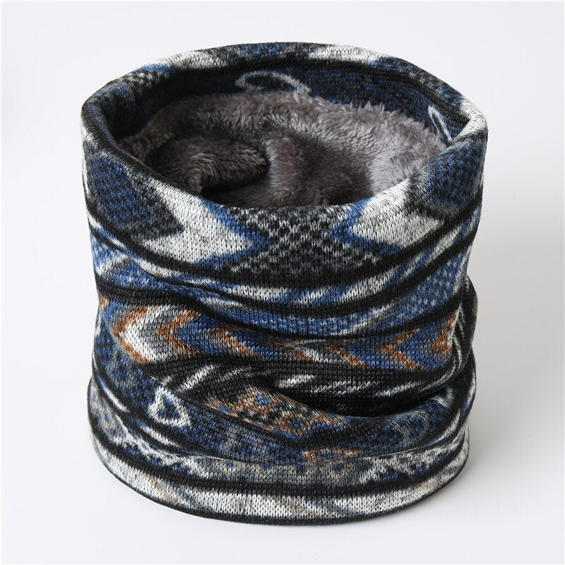 Face Snood Unisex Collar Winter Warm Ring Scarf