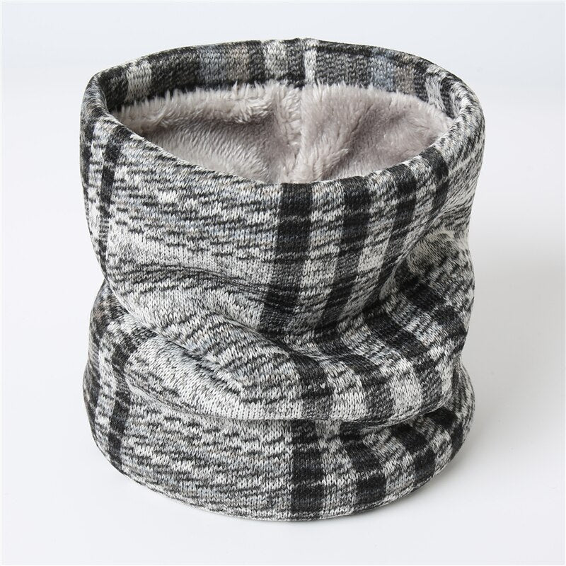 Face Snood Unisex Collar Winter Warm Ring Scarf