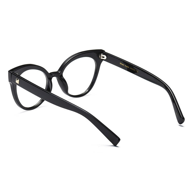 Woman Optical Eyeglasses Metal Legs Acetate