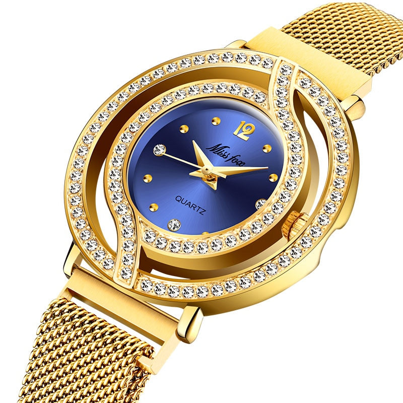 MISSFOX Magnetic Watch Women Luxury Brand