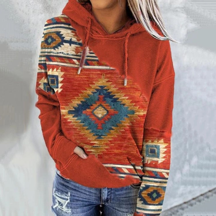 Women Hood Sweatshirts Winter Spring Patchwork