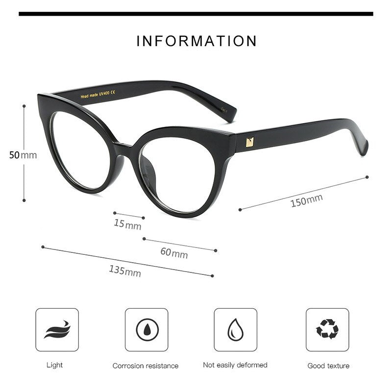 Woman Optical Eyeglasses Metal Legs Acetate