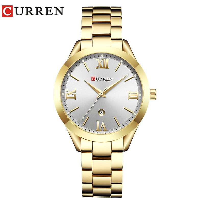 CURREN Gold Watch Women Watches Ladies