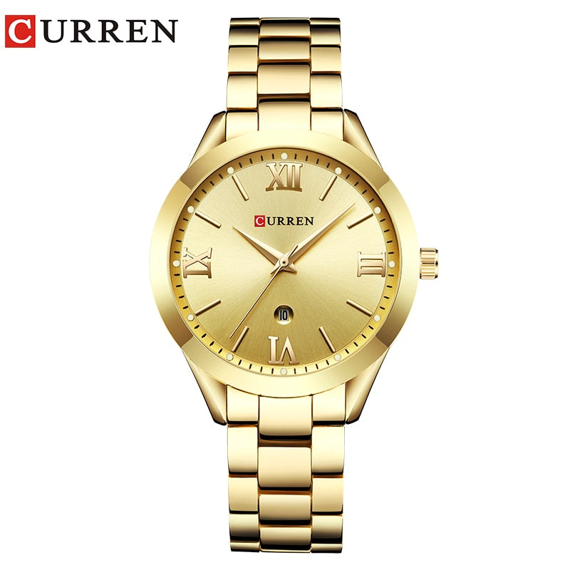 CURREN Gold Watch Women Watches Ladies