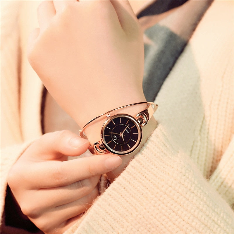 JW Brand Luxury Crystal Rose Gold Watches