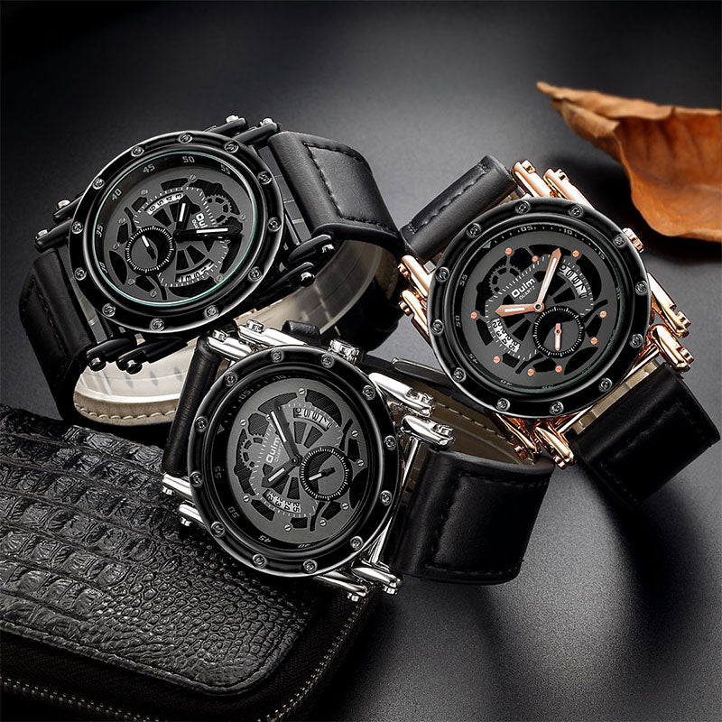 Oulm New Style Watches Men Casual Calendar