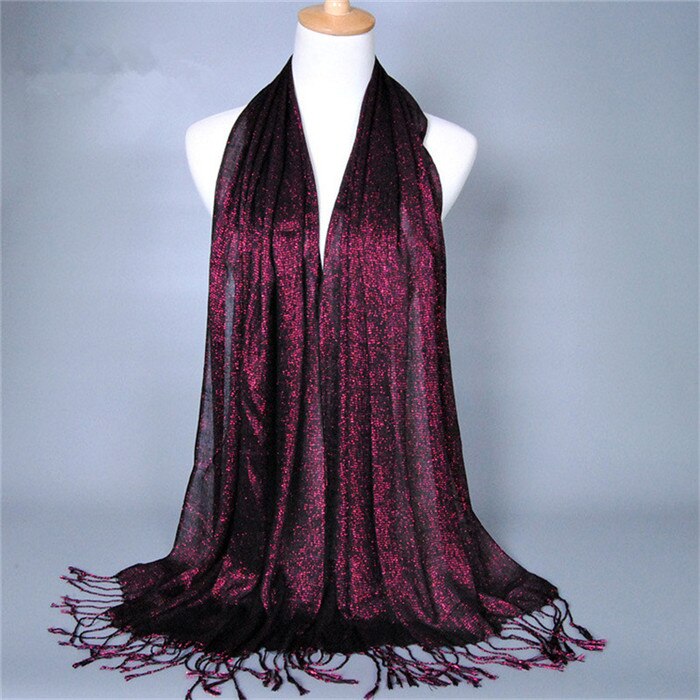 Winter New Scarf Print Solid Color Long Shawls