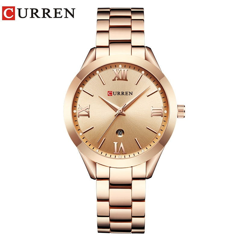 CURREN Gold Watch Women Watches Ladies