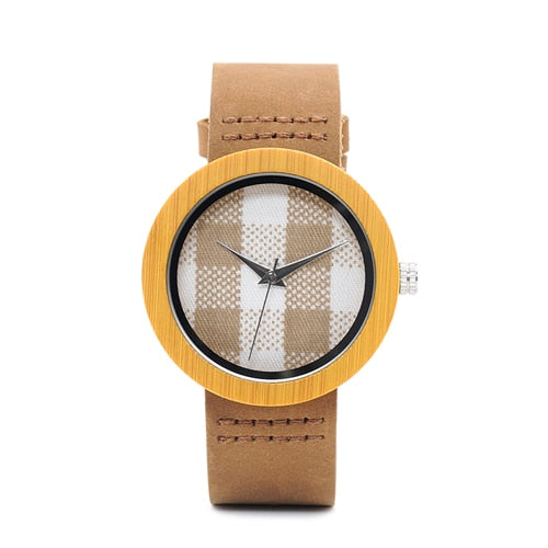 Watches Woman Bamboo Wristwatch For Women