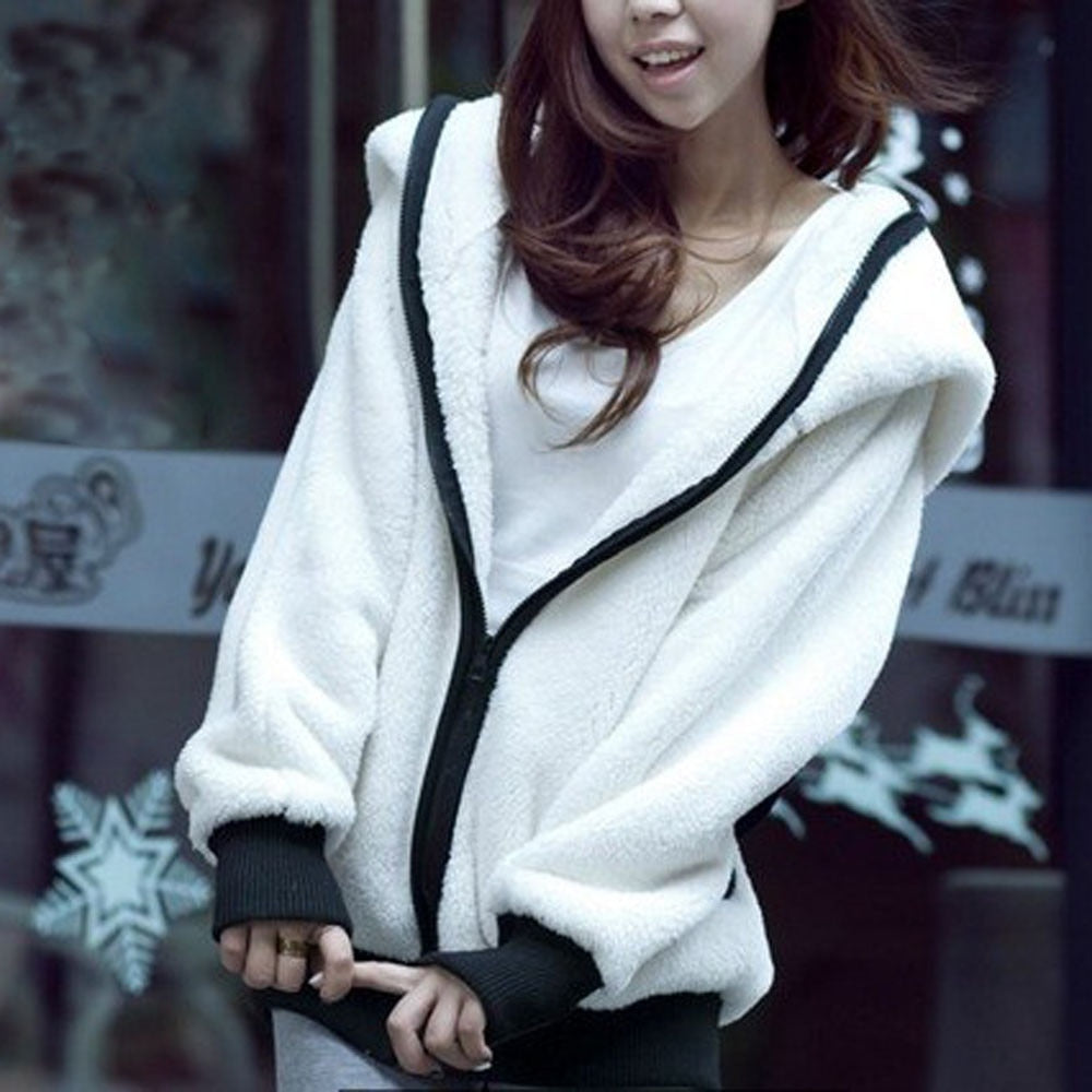 Cute Panda Ear cap autumn winter Warm Hoodies