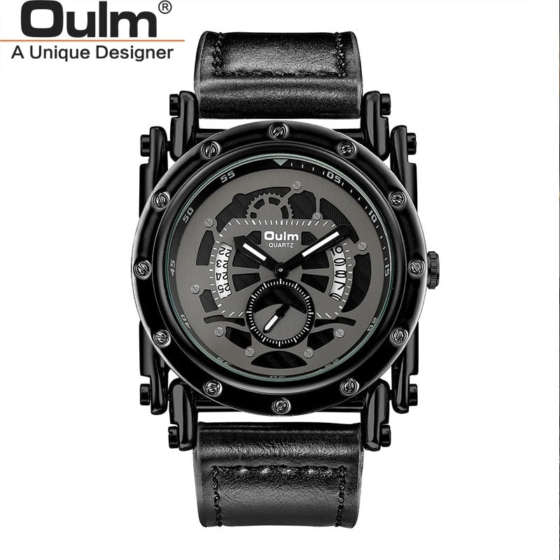 Oulm New Style Watches Men Casual Calendar