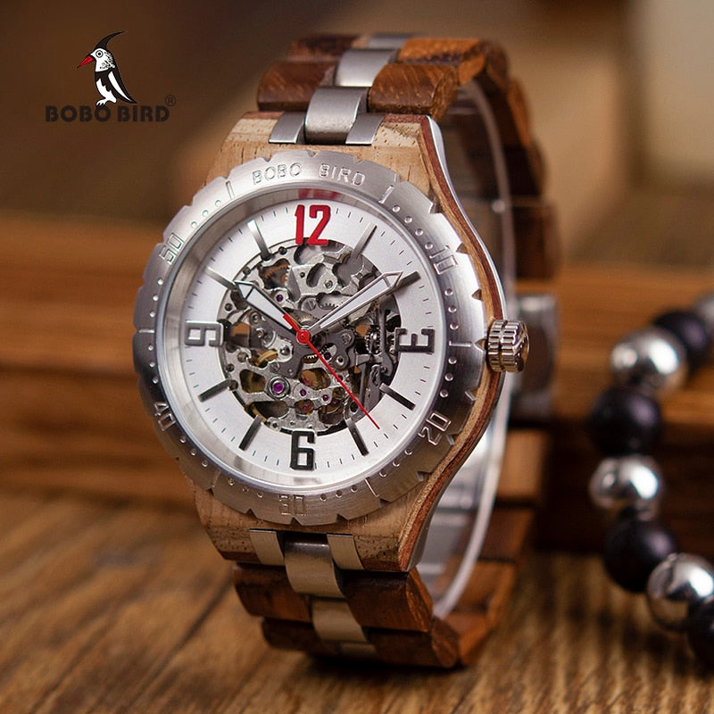 BOBO BIRD Mechanical Watches Men Waterproof