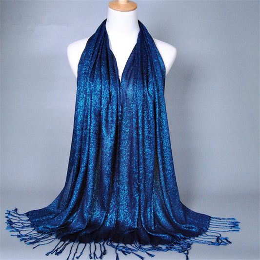 Winter New Scarf Print Solid Color Long Shawls