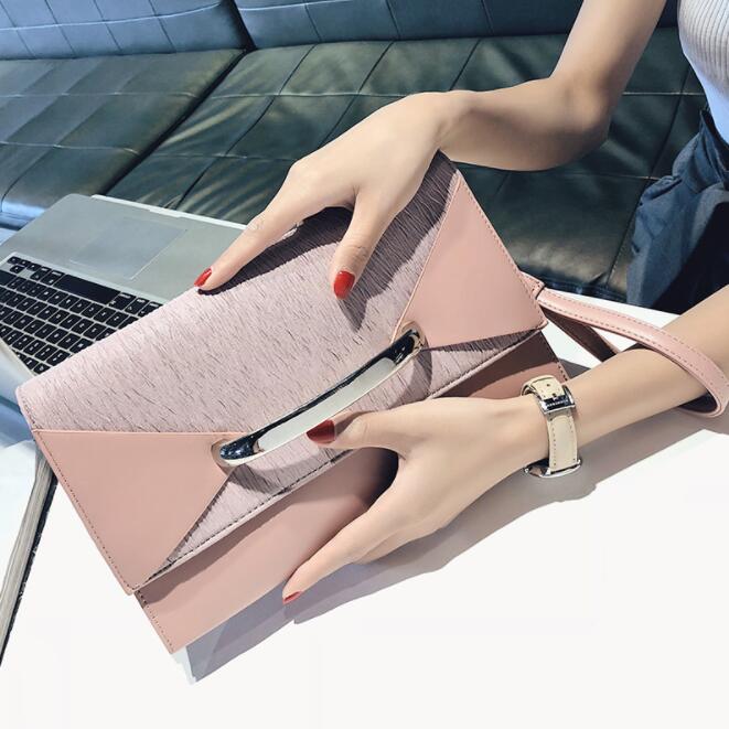 Envelope Clutch Bag Women Leather Luxury